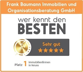 immoorga Gütesiegel - Wer kennt den Besten: Nr. 1 Immobilienfirmen Neuss 2021 (seit 2018)